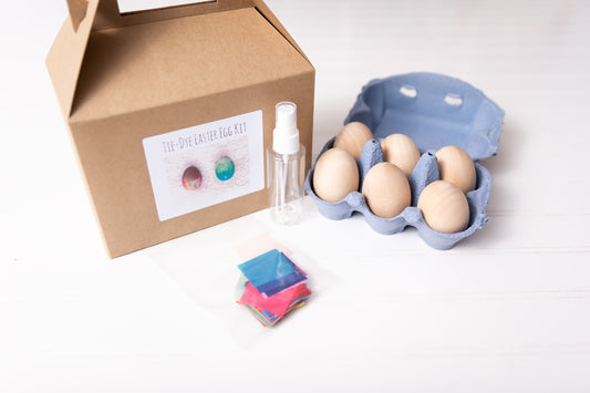 Tie-Dye Wooden Easter Egg Kit